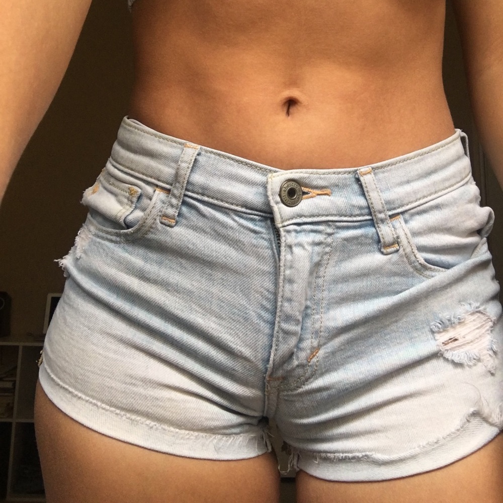 Light blu abercrombie shorts
